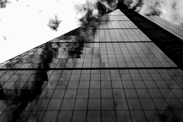 London Skyscraper II - Black and White by Bentivoglio Photography